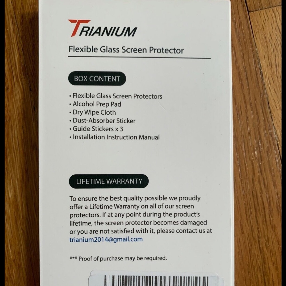 Flexible glass screen protectors